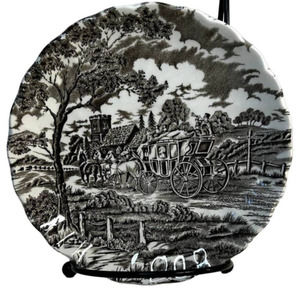 Myott Royal Mail Fine Staffordshire Ware Espresso Saucer Dessert Dish 5.5" VGC